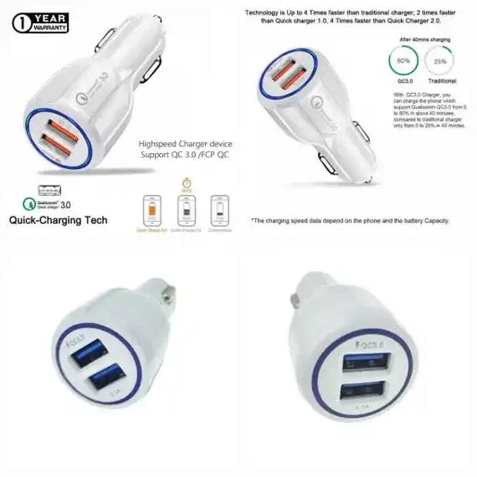Incarcator auto 2.4A QC3.0