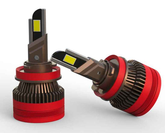 Set 2 becuri LED H7 cu CANBUS si ventilator - fără erori