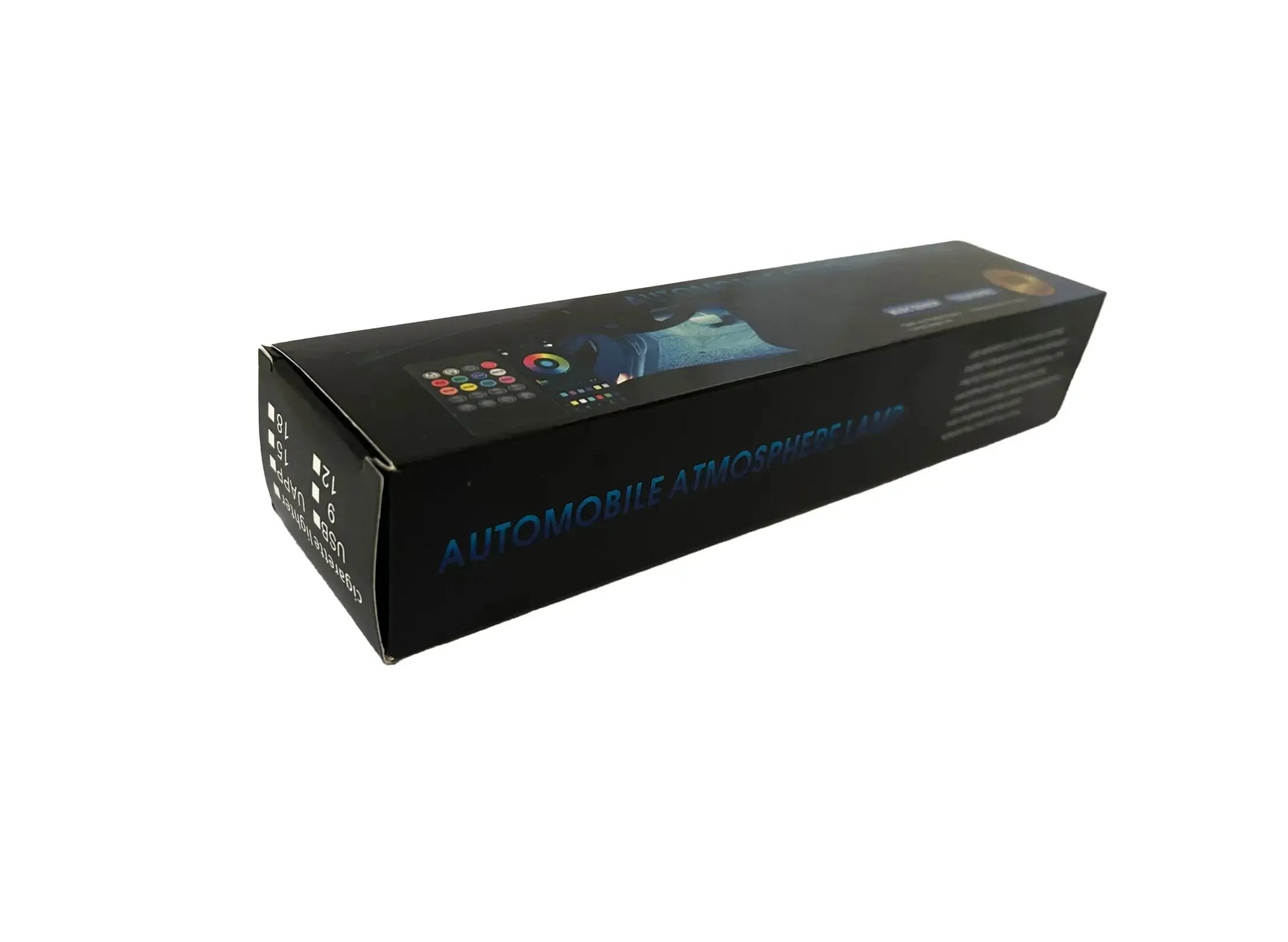 Set 4 benzi lumini ambientale auto 12V SMD RGB, telecomanda - RevAuto.ro - Accesorii auto