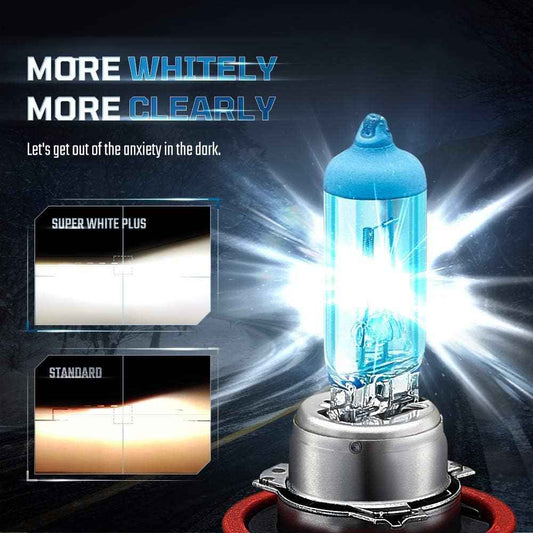Bec Halogen H11 Super White 12V – Lumină Albă Intensă pentru Faruri Auto