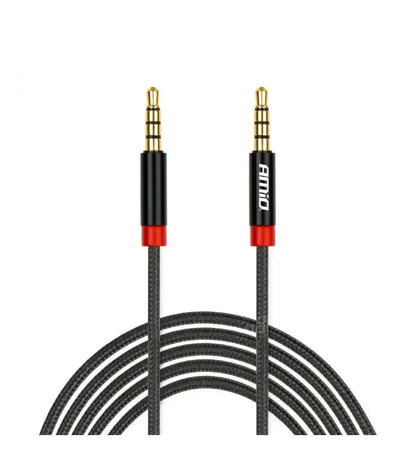 Cablu AUX Audio 3.5mm Jack-Jack, 100 cm, AMIO RevAuto - Accesorii auto