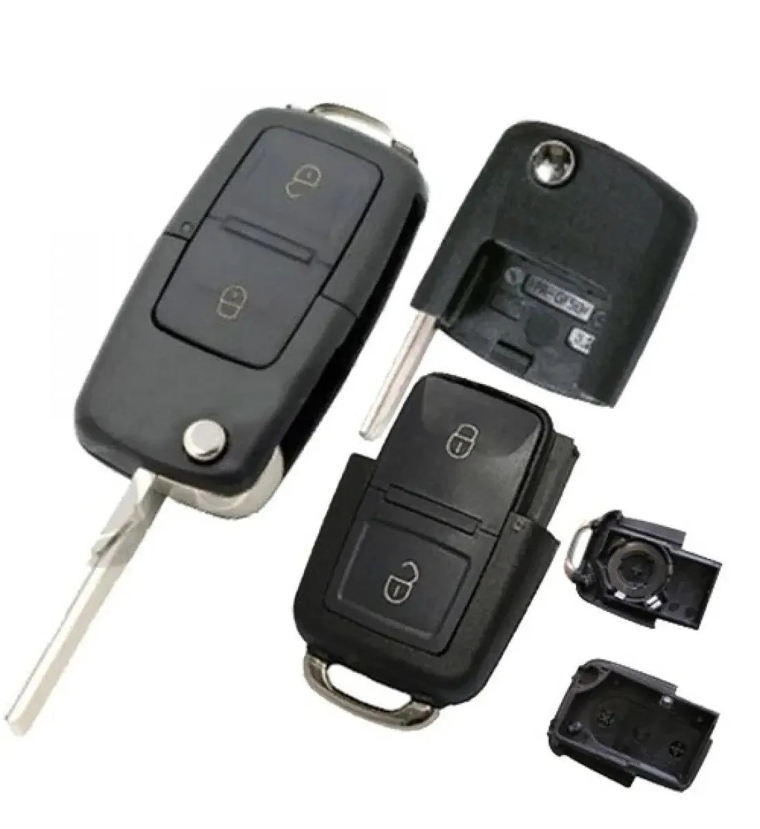 Carcasă Cheie Briceag Seat cu 2 Butoane RevAuto - Accesorii auto