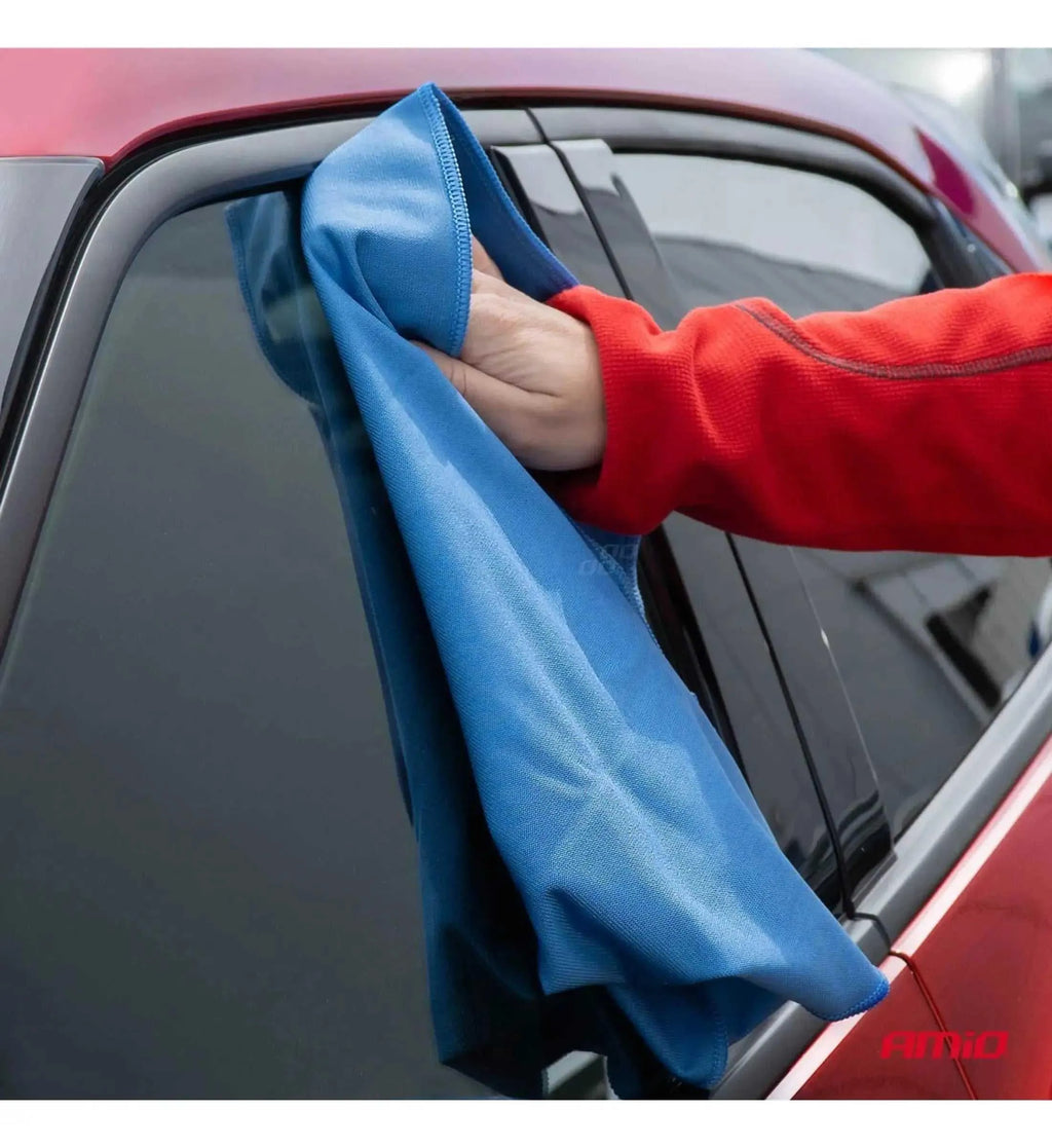 Set 2 Lavete Microfibră Amio pentru Geamuri, 30x40cm RevAuto.ro - Accesorii auto